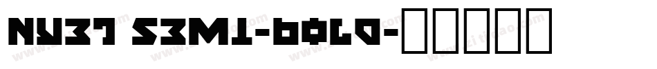 Nyet Semi-Bold字体转换